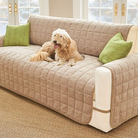 Couch Cover Sofa Covers, Anti Slip Sofa Slipcover (Beige Skin)