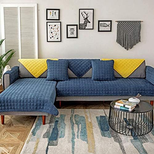 MAT ULTRASONIC SUPER SOFT SOFA COVERS - BLUE