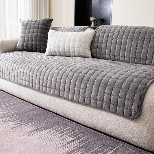 Couch Covers Sofa Covers, Anti Slip Sofa Slipcover (Grey)